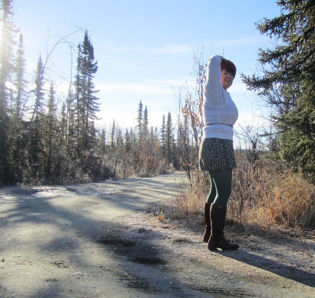 Dirt road pose