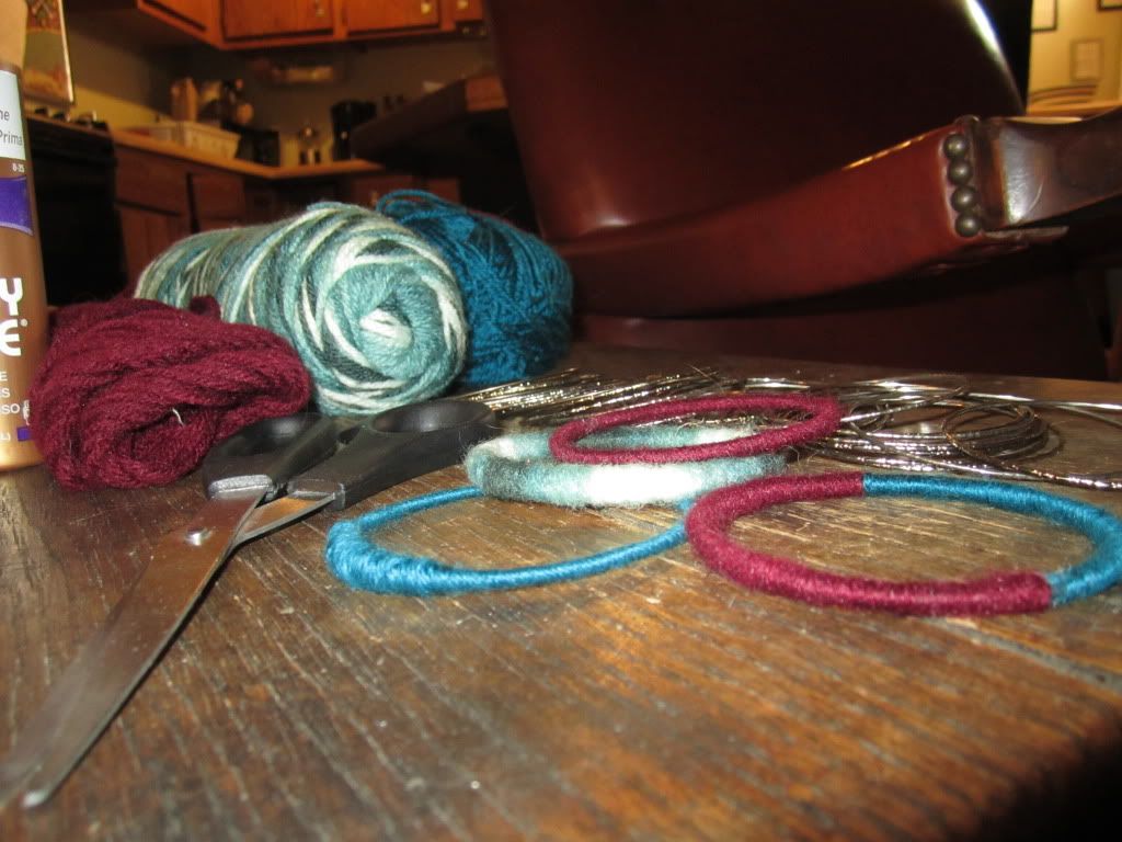 DIY Yarn Bracelets Campy Attributes