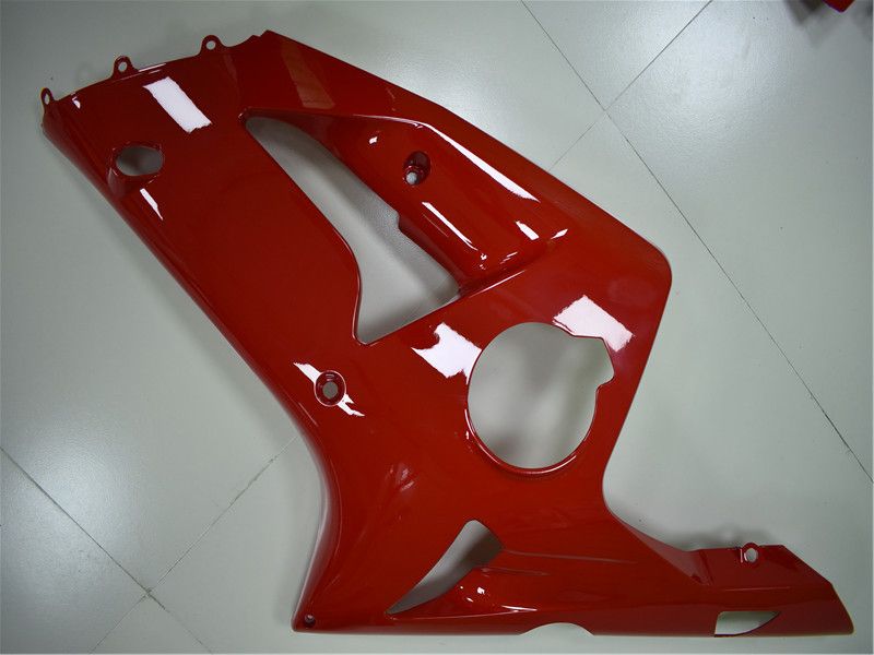 CA Stock Fairing Kit Fit for Kawasaki 2003 2004 ZX6R 636 Red a012