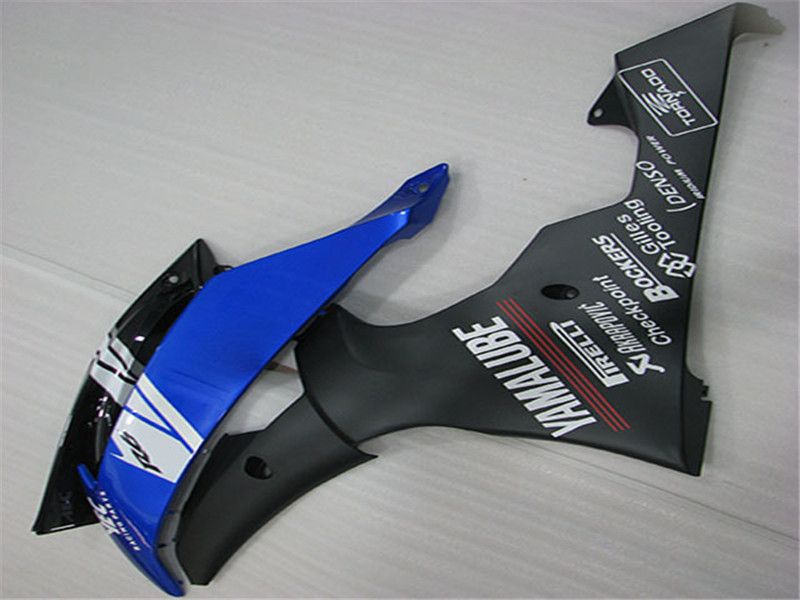 Fit for 2008-2016 Yamaha YZF R6 Blue White Black ABS