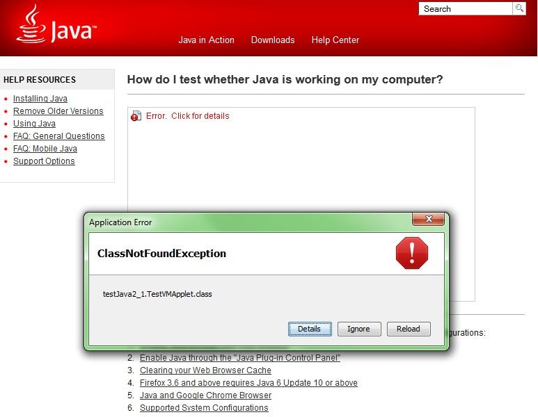 Java Jre Gets This Error Class Not Found Exeption Windows 10 Forums