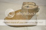 UGG MODEL CLASSIC MINI 5854 WOMENS 7 BEIGE SUEDE LEATHER & SHEEPSKIN 