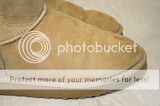 UGG MODEL CLASSIC MINI 5854 WOMENS 7 BEIGE SUEDE LEATHER & SHEEPSKIN 