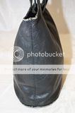 FRYE VINTAGE BENCHCRAFTED COLOMBIAN MADE LEATHER BLACK BUCKET TOTE BAG 