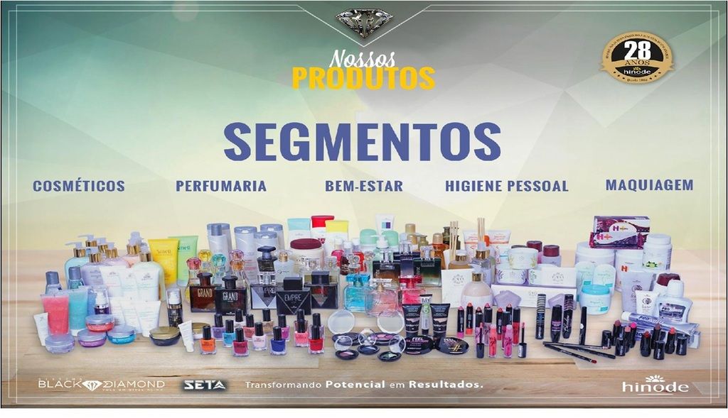 Segmentos Produtos Hinode