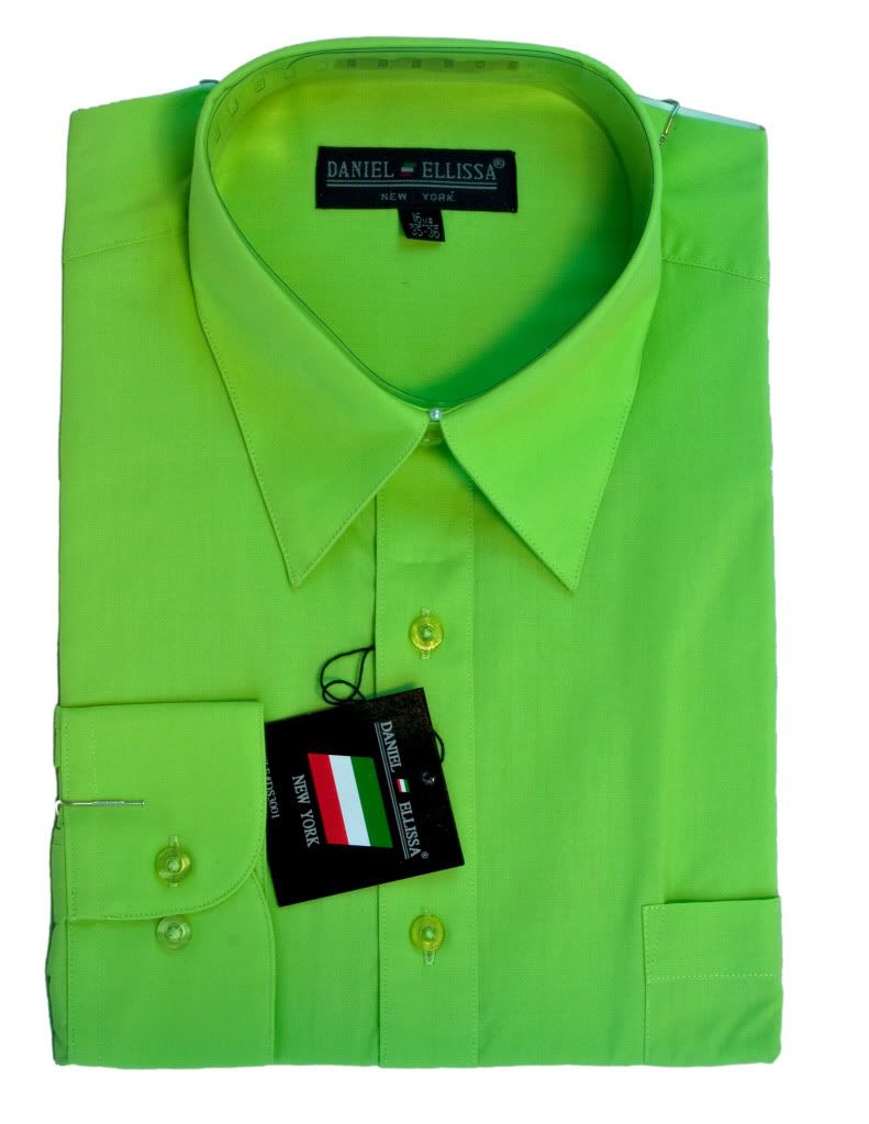 Nuevo Daniel Ellissa Moda Hombre Camisa Verde Manzana Nuevo Daniel Ellissa Moda Hombre Camisa Verde Manzana